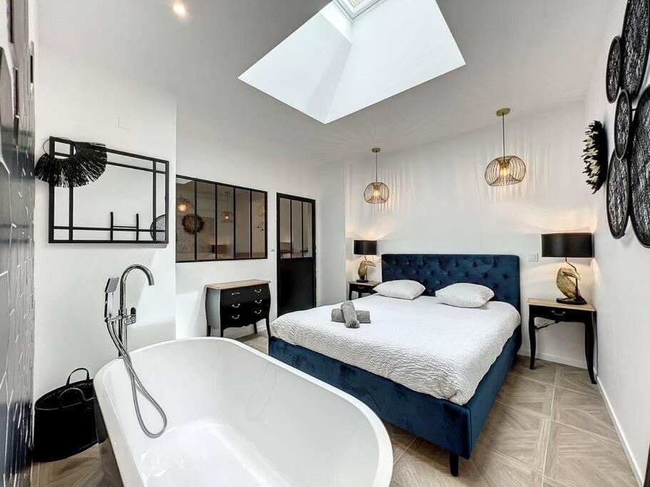 Loft Raffine Et Chic Au Calme Proche Du Centre De Beziers Et Des Plages Daire Boujan-sur-Libron Dış mekan fotoğraf