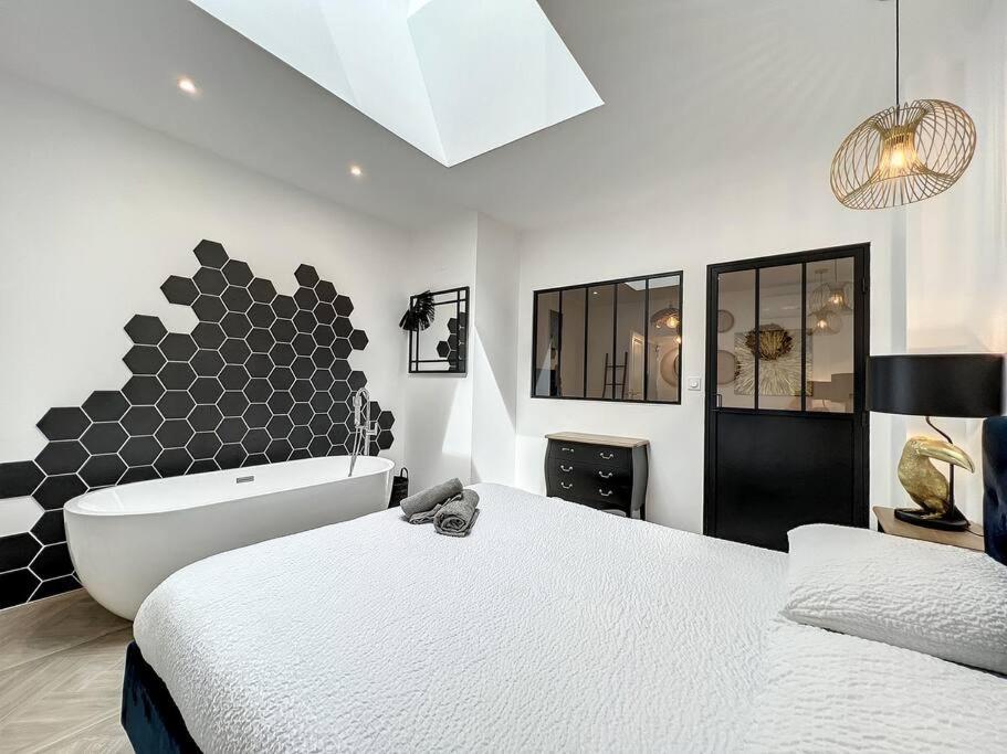 Loft Raffine Et Chic Au Calme Proche Du Centre De Beziers Et Des Plages Daire Boujan-sur-Libron Dış mekan fotoğraf